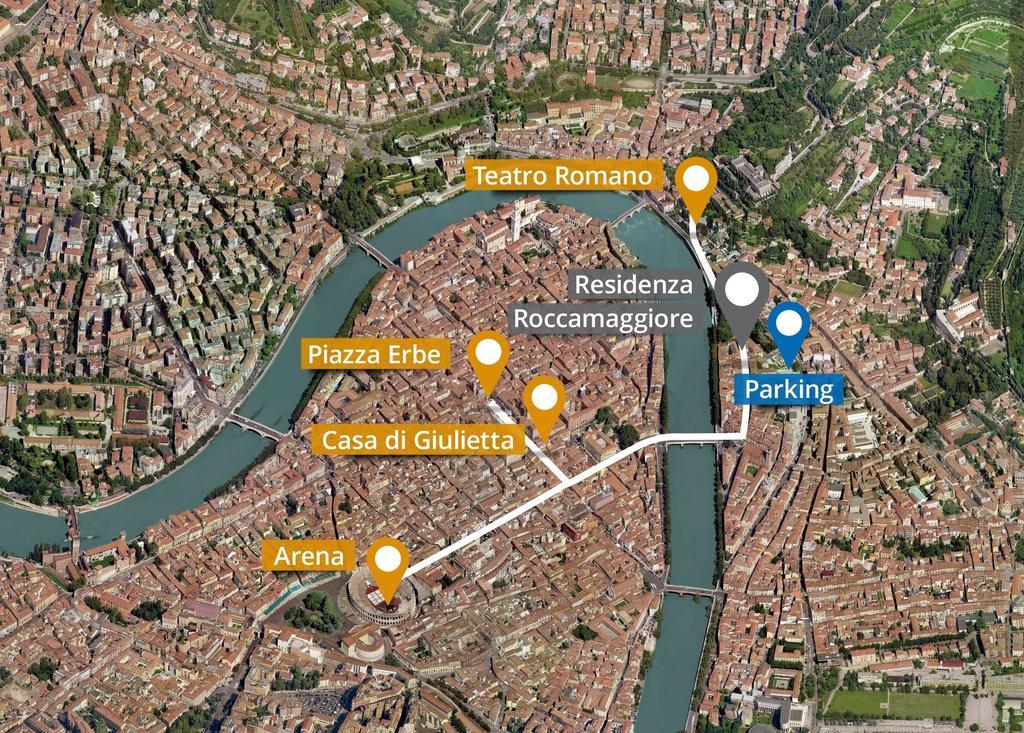 Residenza Roccamaggiore เวโรนา ภายนอก รูปภาพ